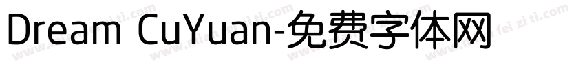 Dream CuYuan字体转换